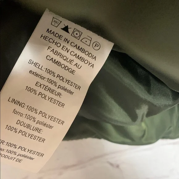 Michael Michael Kors Puffer Olive Green Quilted Vest Size M Looks New - Picture 5 of 6